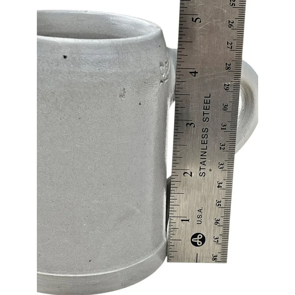 Vintage Bürgerbräu Augsburg Göggingen Stoneware Beer Mug Tankard With Handle 0.5